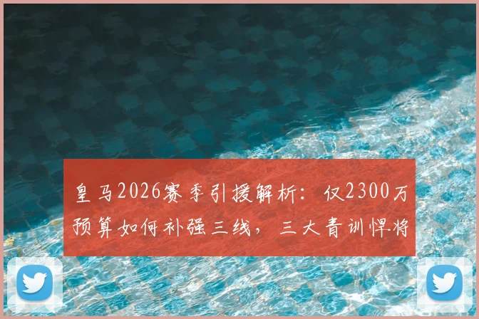 皇马2026赛季引援解析：仅2300万预算如何补强三线，三大青训悍将回归成关键